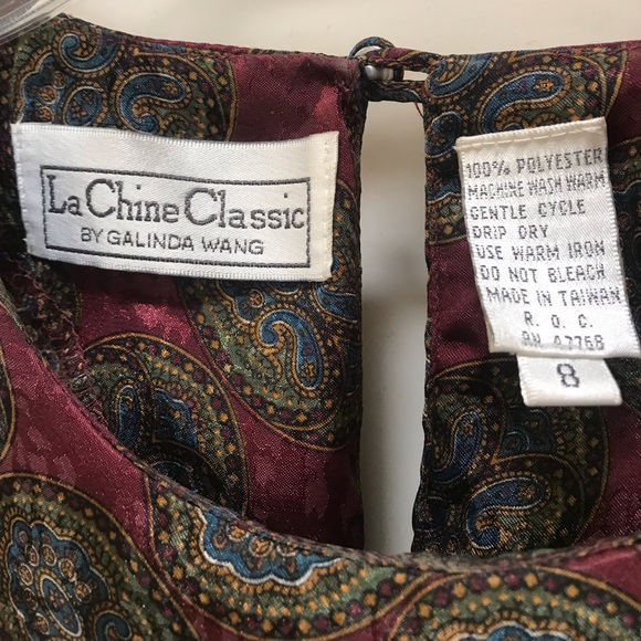 Vintage and Classy Paisley Silky Blouse - Picture 2 of 5